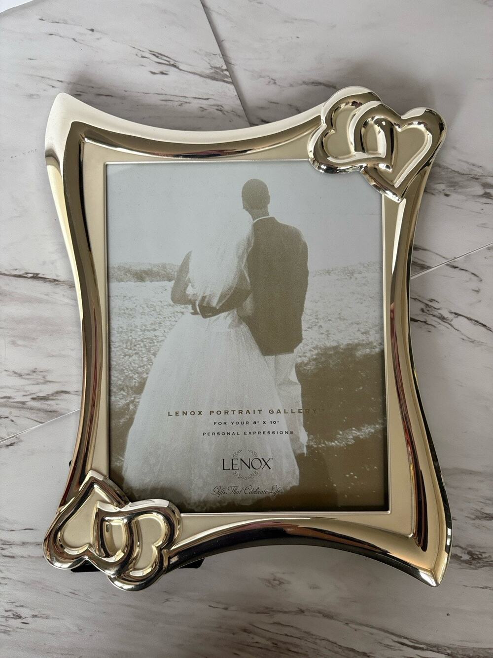 VTG Lenox Wedding Promises Silver Frame - 8x10, Engaged Couple / Newlywed Gift